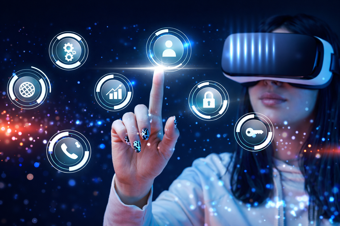 Ilustración tecnológica abstracta