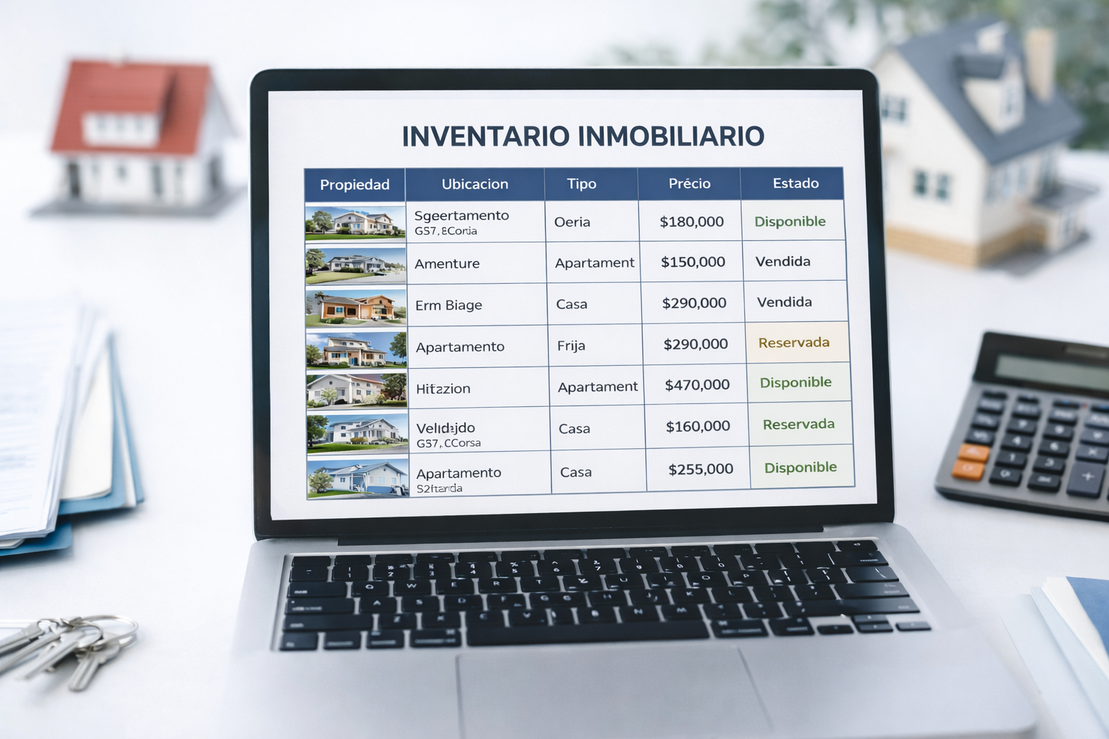Inventario de inmuebles ampliado