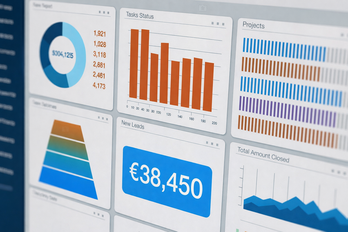 Panel CRM para agentes