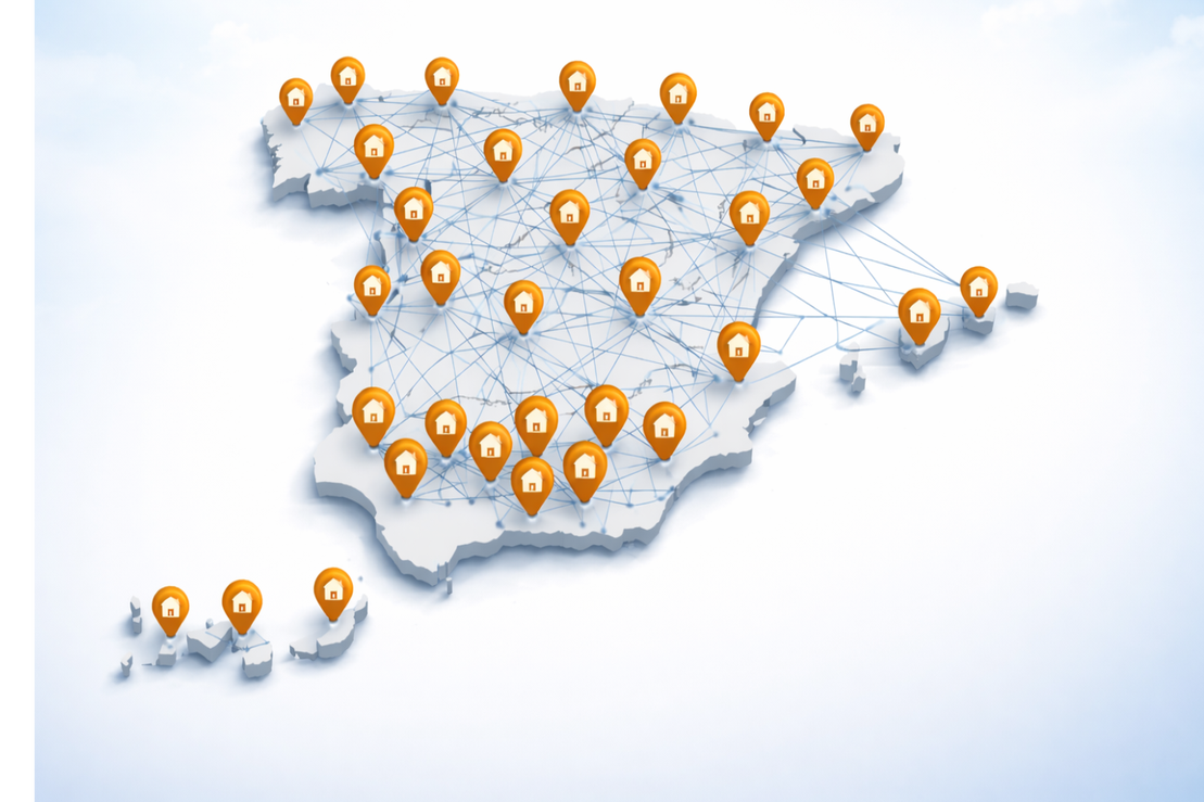 Visibilidad nacional de la red