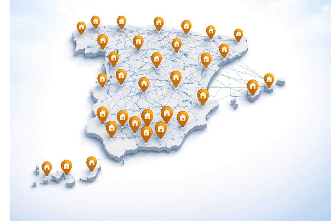 Visibilidad nacional de la red